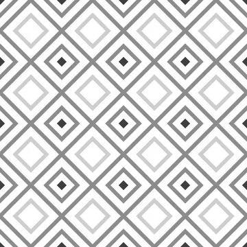 Geometric seamless pattern with rhombus Stock Illustration