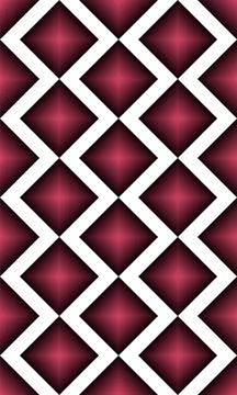 Geometric seamless pattern rhombus. Trendy color Viva Magenta. Vector templ.. Stock Illustration