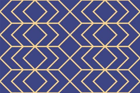 Geometric seamless pattern of rhombuses and arrows Stock Illustration
