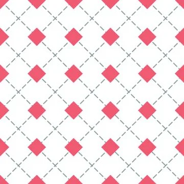 Geometric seamless pattern with rhombuses Stock Illustration