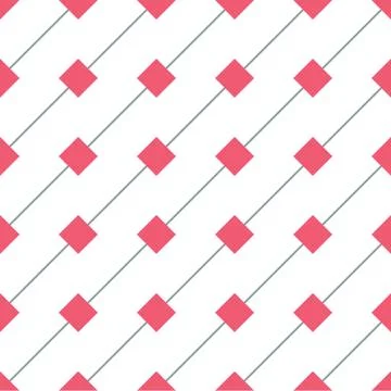 Geometric seamless pattern with rhombuses Stock Illustration