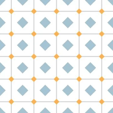 Geometric seamless pattern with rhombuses Stock Illustration