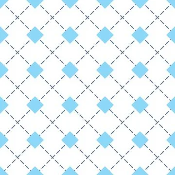 Geometric seamless pattern with rhombuses Stock Illustration
