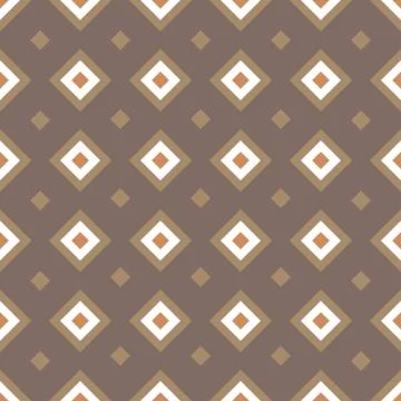 Geometric seamless pattern with rhombuses Stock Illustration