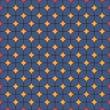 Geometric, seamless pattern, simple shapes, background for wallpaper, scrap.. 스톡 일러스트