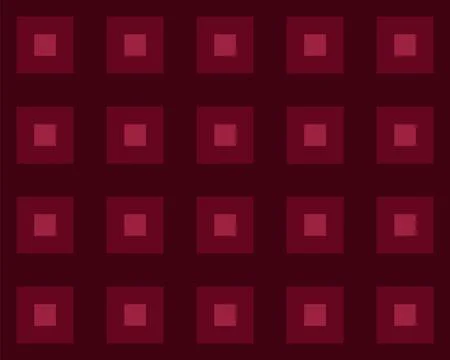 Geometric seamless pattern square. Trendy color Viva Magenta. Vector templa.. 스톡 일러스트