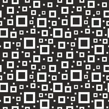 Geometric seamless pattern with squares. Stock Illustration