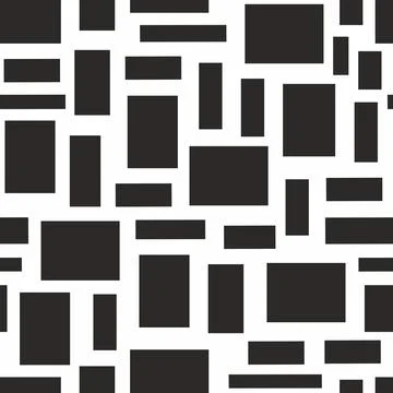 Geometric seamless pattern with squares. Stock Illustration