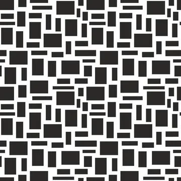Geometric seamless pattern with squares. Stock Illustration