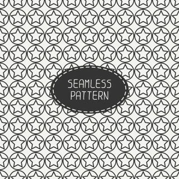 Geometric seamless pattern with stars. Wrapping paper. Paper for scrapbook Stock Illustration