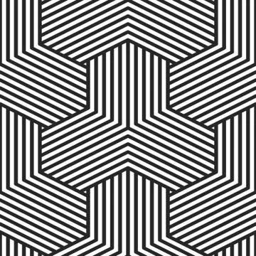 Geometric seamless pattern. Striped texture. Vector endless background. 库存插图
