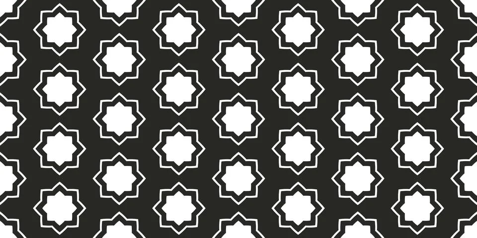 Geometric Seamless Pattern Swiss Design Background Stock Illustration
