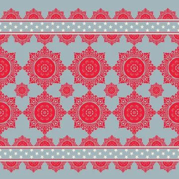 Geometric seamless pattern traditional. Nice design for background. 스톡 일러스트