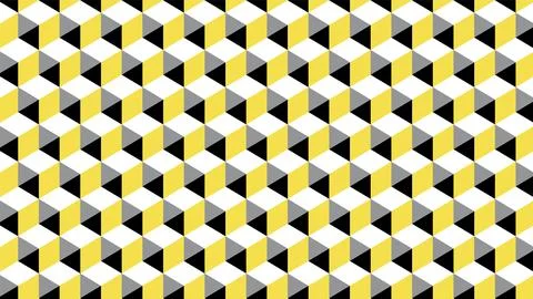 Geometric seamless pattern in trendy Gray Yellow Stock Illustration