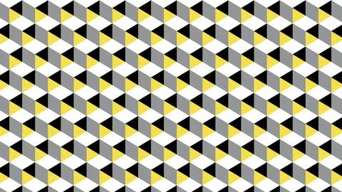 Geometric seamless pattern in trendy Gray Yellow Stock Illustration