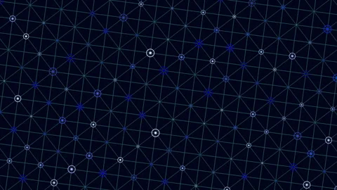 Geometric seamless pattern triangles and circles in hexagonal arrangement 스톡 동영상 303192324