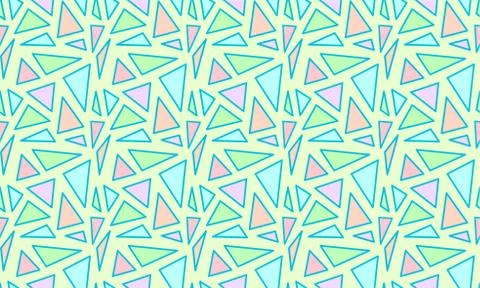 Geometric seamless pattern with triangles Stock Illustration