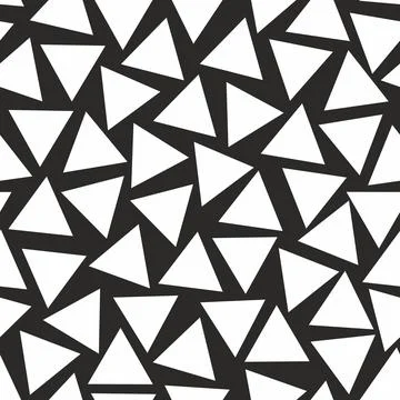 Geometric seamless pattern with triangles. Stock Illustration
