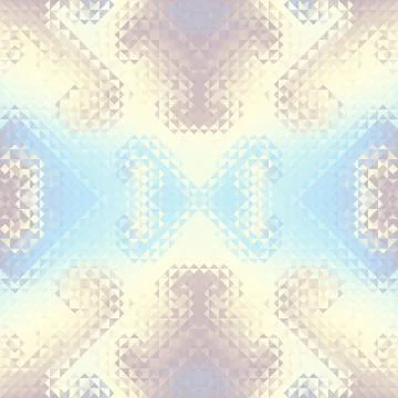 Geometric seamless pattern of a triangles in low poly style. 스톡 일러스트