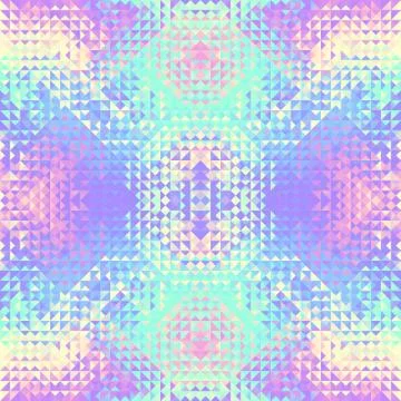 Geometric seamless pattern of a triangles in low poly style. Illustrazione stock