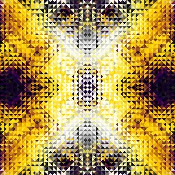 Geometric seamless pattern of a triangles in low poly style. 스톡 일러스트
