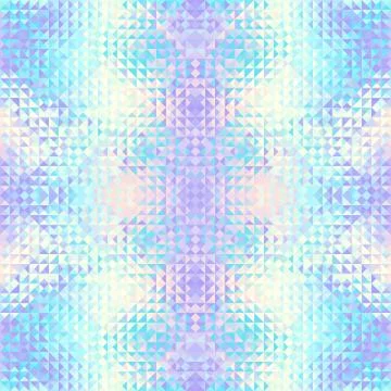 Geometric seamless pattern of a triangles in low poly style. 스톡 일러스트