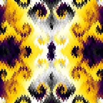Geometric seamless pattern of a triangles in low poly style. 스톡 일러스트