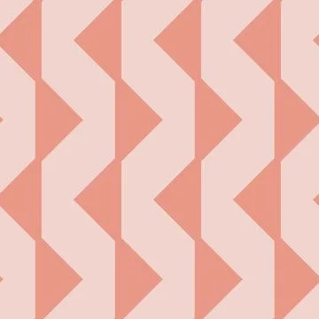 Geometric seamless pattern of triangles, pink monochrome colored vector illus Stockillustratie