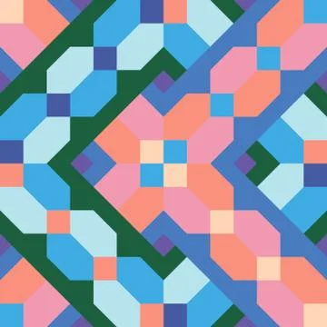 Geometric seamless pattern. Vector. イラスト素材