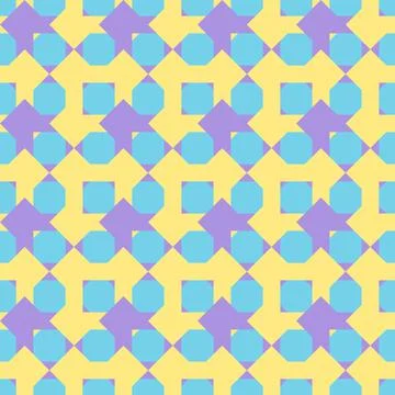 Geometric seamless pattern vector illustration for wrapping wallpaper backdro Stock Illustration