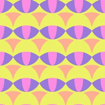 Geometric seamless pattern vector illustration for wrapping wallpaper backdro Stock Illustration