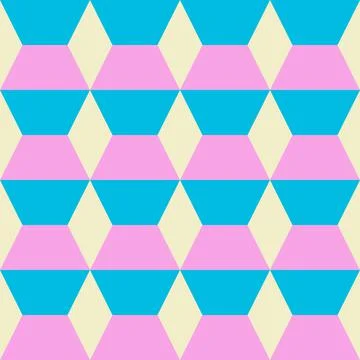 Geometric seamless pattern vector illustration for wrapping wallpaper backdro Stock Illustration