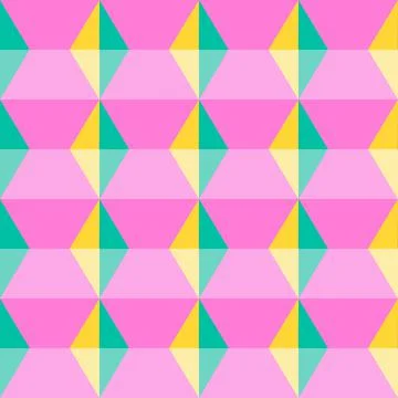 Geometric seamless pattern vector illustration for wrapping wallpaper backdro Stock Illustration