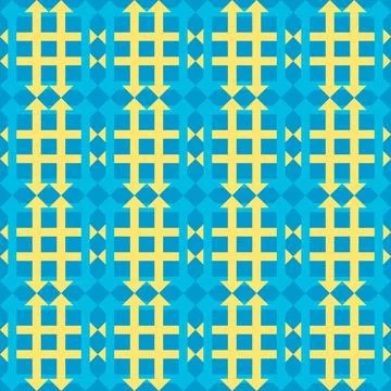 Geometric seamless pattern vector illustration for wrapping wallpaper backdro Stock Illustration