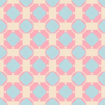 Geometric seamless pattern vector illustration for wrapping wallpaper backdro Stock Illustration