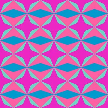 Geometric seamless pattern vector illustration for wrapping wallpaper backdro Stock Illustration