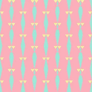 Geometric seamless pattern vector illustration for wrapping wallpaper backdro Stock Illustration