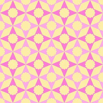 Geometric seamless pattern vector illustration for wrapping wallpaper backdro Stock Illustration