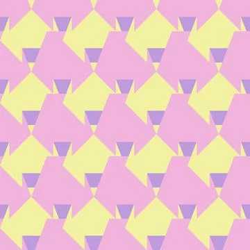 Geometric seamless pattern vector illustration for wrapping wallpaper backdro Stock Illustration