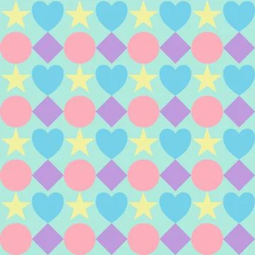 Geometric seamless pattern vector illustration for wrapping wallpaper backdro Stock Illustration