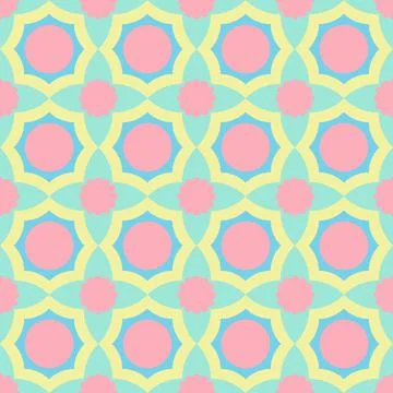 Geometric seamless pattern vector illustration for wrapping wallpaper backdro Stock Illustration