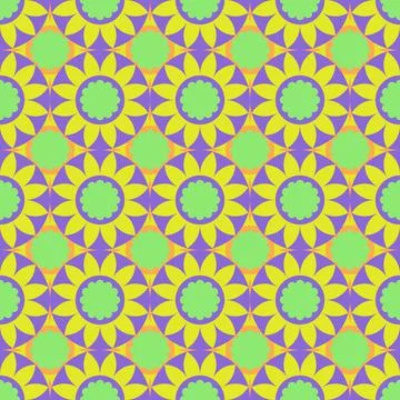 Geometric seamless pattern vector illustration for wrapping wallpaper backdro Stock Illustration