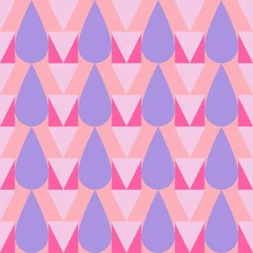 Geometric seamless pattern vector illustration for wrapping wallpaper backdro Stock Illustration