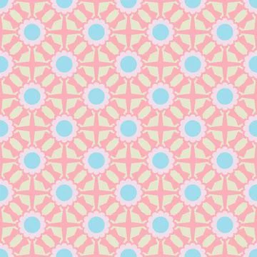 Geometric seamless pattern vector illustration for wrapping wallpaper backdro Stock Illustration