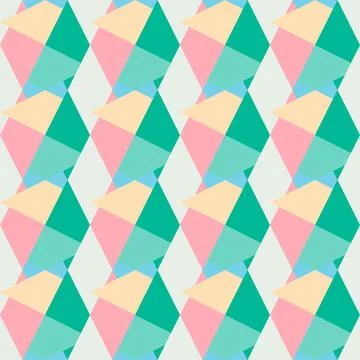 Geometric seamless pattern vector illustration for wrapping wallpaper backdro Stock Illustration