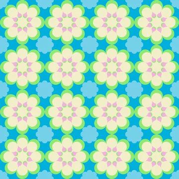 Geometric seamless pattern vector illustration for wrapping wallpaper backdro Stock Illustration