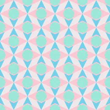 Geometric seamless pattern vector illustration for wrapping wallpaper backdro Stock Illustration