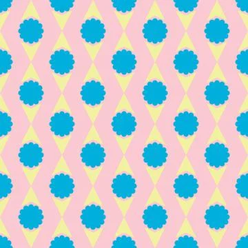 Geometric seamless pattern vector illustration for wrapping wallpaper backdro Stock Illustration