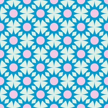 Geometric seamless pattern vector illustration for wrapping wallpaper backdro Stock Illustration