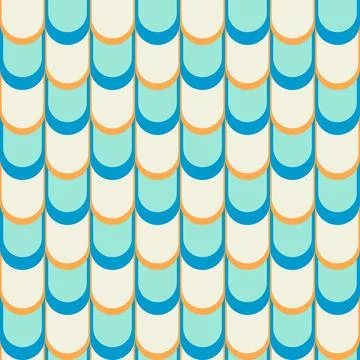 Geometric seamless pattern vector illustration for wrapping wallpaper backdro Stock Illustration